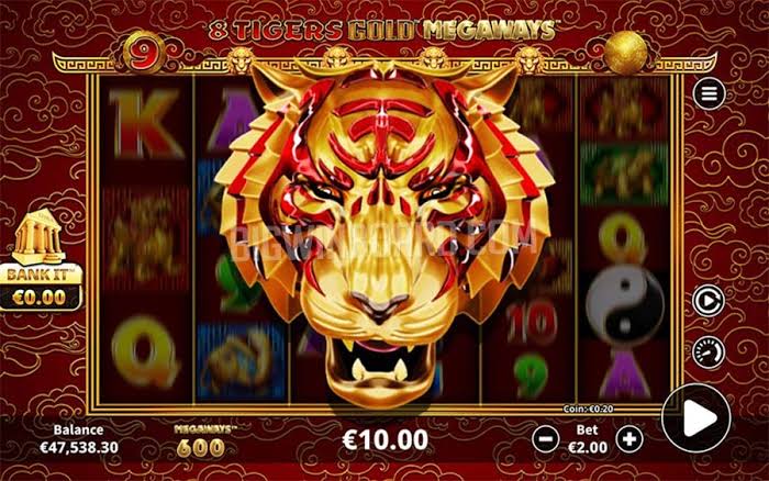 8 tigers gold megaways — banner principale su SpiNight Casino