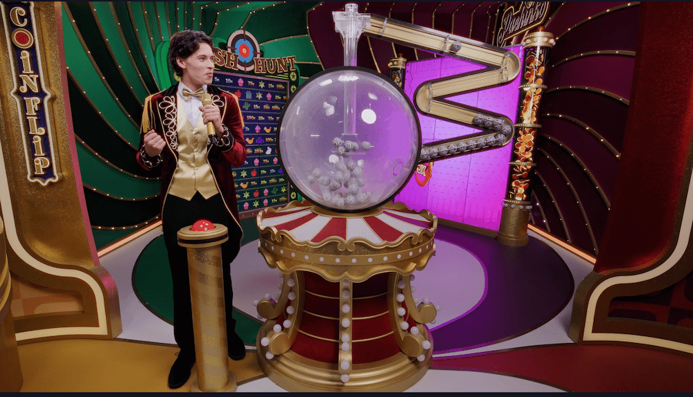 crazy balls live di Evolution su SpiNight Casino